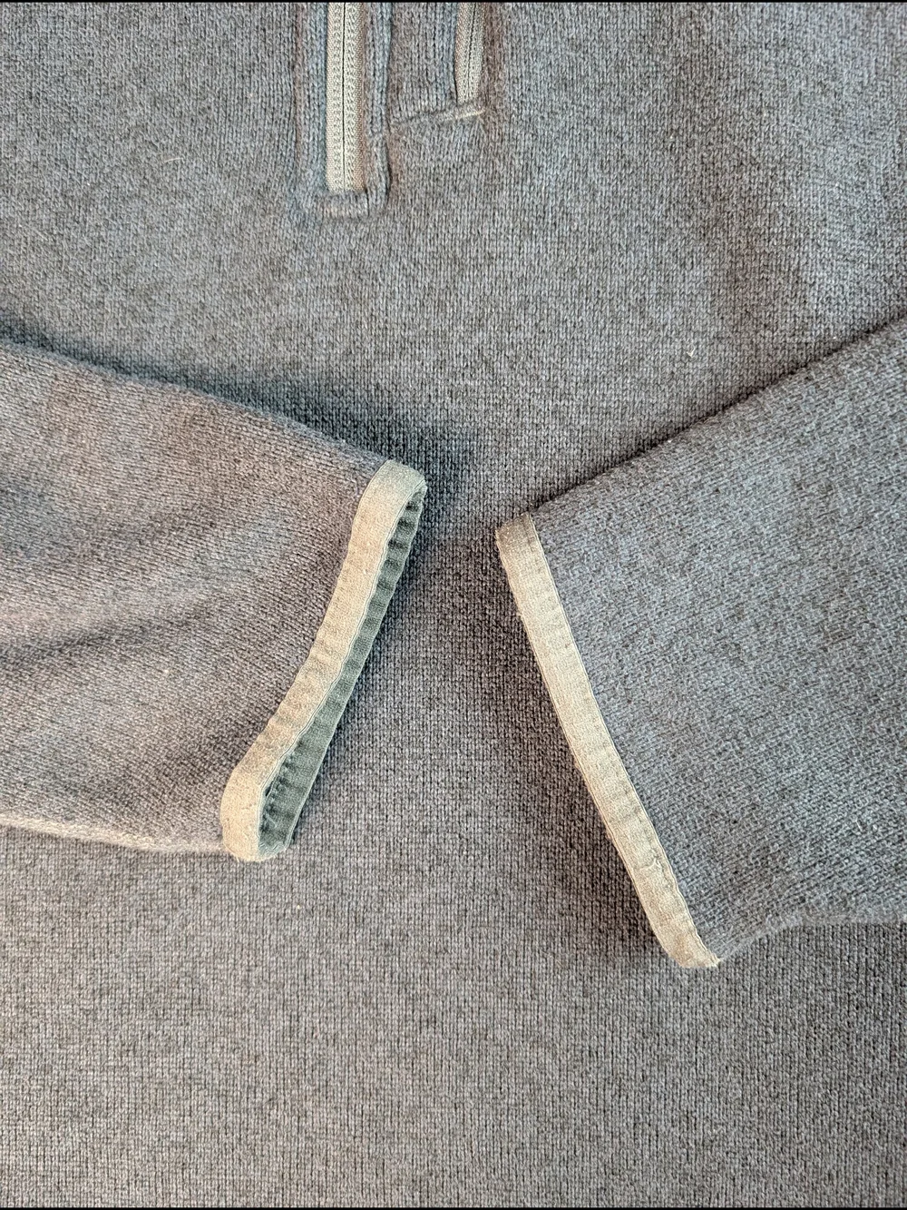 The North‎ Face Gordon Lyons Fleece Pullover Sweater 1/2 Zip Gray Mens L